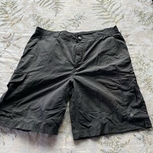 Women's Black Columbia Cargo Shorts
